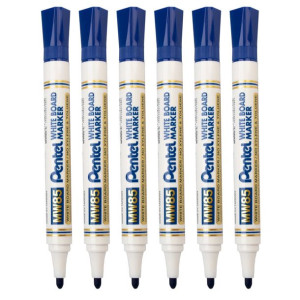 Marker Pentel Mw85 Do Tablic Suchościeralnych Nieb - Zestaw X6