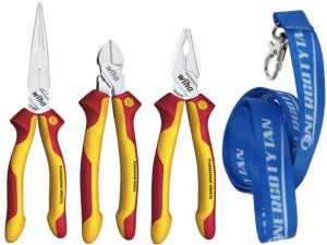 Wiha zestaw szczypiec Professional electric  cięcia bocznego 3-cz. (26852)