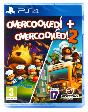 Zestaw Overcooked! Rozgotowani + Overcooked! 2: Rozgotowani  (PS4)
