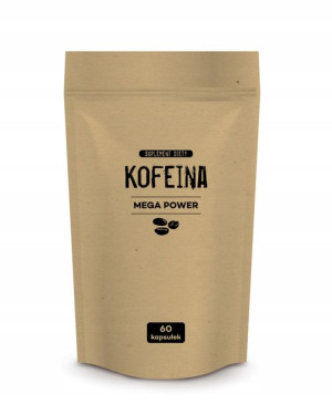 Kofeina bezwodna tabletki 350mg + żeń szeń 60 szt