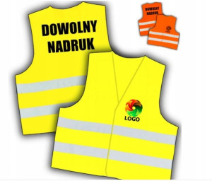 Kamizelki Odblaskowe Z Logo - Pakiet 10 Sztuk Xxl