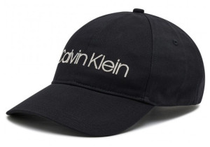 Czapka z daszkiem CALVIN KLEIN czarna z logo