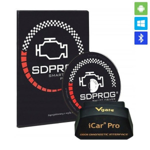 Vgate Icar Pro Bt Elm327 Obd2 Obdii + Sdprog Pl Android