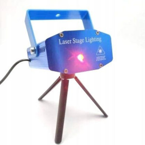 Kolorowy Mini Laser Disco/projektor Statyw Zabawa