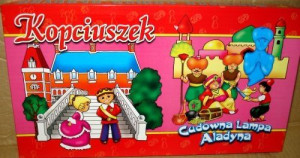 Gra Planszowa Dla Dzieci-kopciuszek,lampa Aladyna Mg1