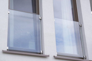 Balustrada na balkon francuski we wnęce 100x100