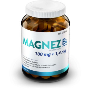 Magnez B6 150 tabletek Hauster cytrynian magnezu