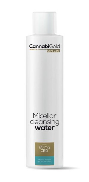 Płyn micelarny CannabiGold skóra sucha i wrażliwa 200ml 25mg CBD