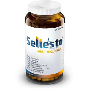 Sellesto 120 kapsułek Hauster koenzym Q-10 Ubichinol witaminy B1 B6 D3 wspo