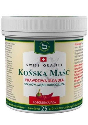 SwissMedicus - Szwajcarska Końska Maść Rozgrzewająca 250 ml