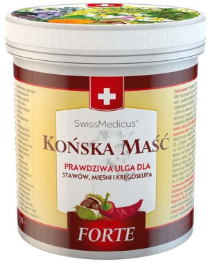 SwissMedicus – Szwajcarska Końska Maść Forte Rozgrzewająca 250 ml