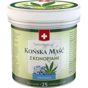 SwissMedicus - Szwajcarska Końska Maść z Konopiami Chłodząca 250 ml