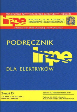 Aparaty elektryczne 1. Podstawy doboru. INPE 33