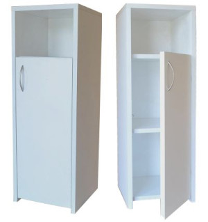 Słupek łazienkowy mini PAWEŁ 30 cm biały