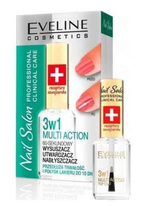 EVELINE Odżywka do paznokci 3w1 Multi Action 12 ml