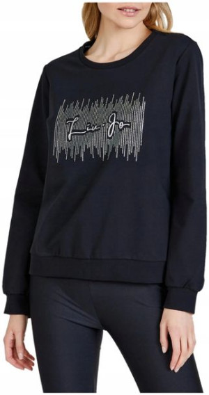 Bluza damska LIU JO granatowa z logo - S