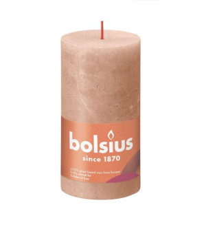BOLSIUS Świeca Pieńkowa Rustic 13 cm KREMOWY KARME