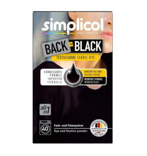 SIMPLICOL Back to Black Farba do tkanin 400 g