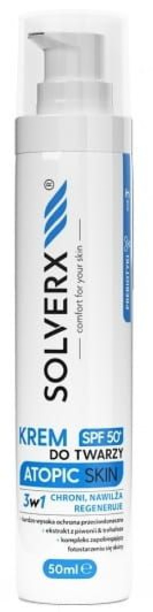 SOLVERX Atopic Skin krem SPF 50 do twarzy 50 ml