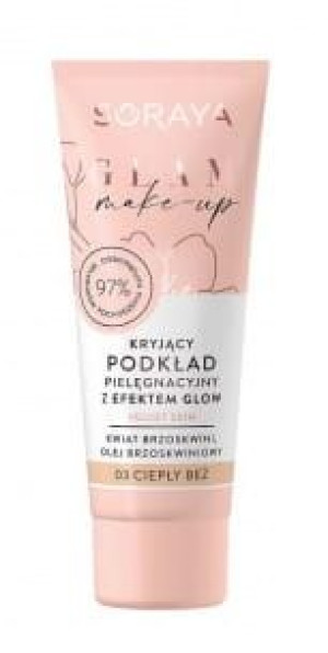 SORAYA Glam make-up Podkład 03 Ciepły Beż 30 ml
