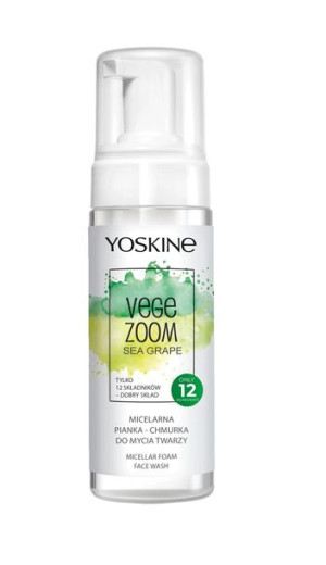 YOSKINE Vege Zoom Sea Grape Pianka do mycia twarzy