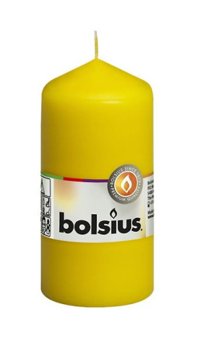 BOLSIUS Świeca pieńkowa Żółta 150/60