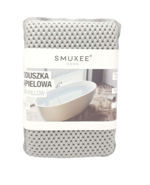 Smukee Poduszka Kąpielowa Antypoślizgowa Szara
