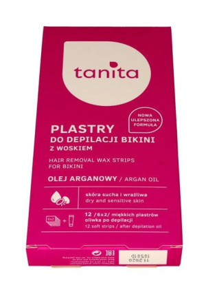 TANITA Plastry do Depilacji BIKINI Olejek Arganowy