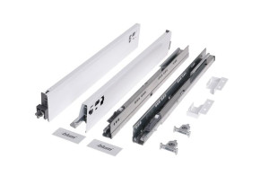 Szuflada Tandembox  Antaro 350 mm niska biała komplet Blum
