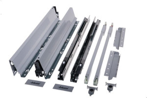 Szuflada Tandembox Antaro 350 mm wysoka szara komplet Blum