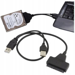 Adapter Przejściowka Usb 2.0 Sata 2.5 Hdd Ssd Dvd
