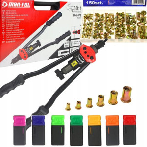 Bass Nitownica Ręczna M3-m12 + 150szt Nitonakrętek