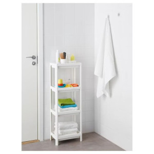 Regał Łazienkowy Biały Vesken 37x23x101 Ikea