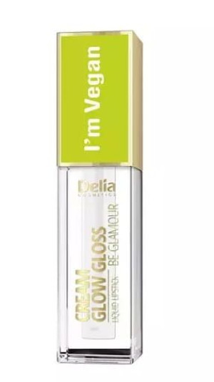 Delia Cream Glow Gloss Błyszczyk 100 TOTALLY CRYSTAL 5 ml