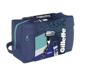 Gillette Mach3 Zestaw Classic w kosmetyczce (Maszynka+Ostrza 2 szt+Żel do g