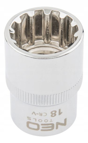 Nasadka Spline 1/2", 18 mm NEO 08-590