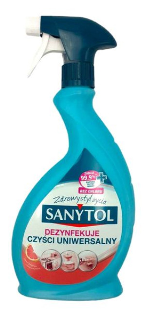 Sanytol Płyn uniwersalny Czyszczący Grejpfrut i Trawa cytrynowa 500 ml