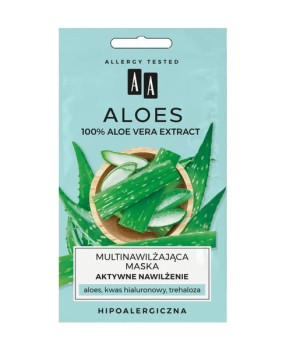 AA Aloes Maska Aktywne Nawilżenie 2x4 ml