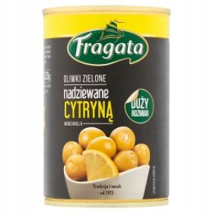 Fragata Oliwki zielone nadziewane cytryną 300g