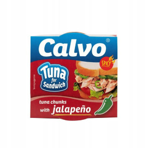 Calvo Tuńczyk w oleju z papryką jalapeno 142g