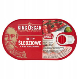 King Oscar Filety śledziowe w sosie pomidorowym