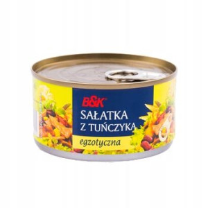 B&K sałatka tuńczyk egzotyczna 185g