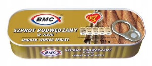 BMC Szprot podwędzany w oleju 175g