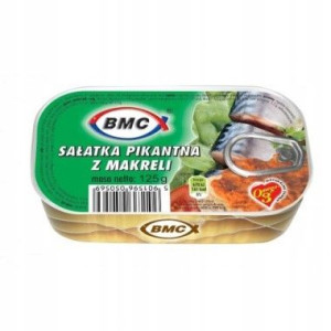 BMC Sałatka Pikantna Z Makreli 125 g