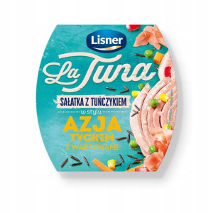 LISNER Sałatka z Tuńczykiem w Stylu Azjatyckim z Warzywami 160g
