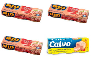 3X Rio Mare 1X Calvo Tuńczyk z Papryczką Chili
