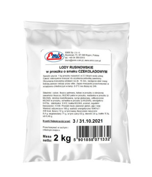 Emix Lody Rusinowskie w Proszku o Smaku Czekoladowym 2kg