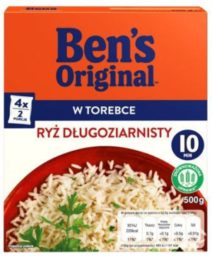 Uncle Ben's ryż długoziarnisty 4 x 125g 500g