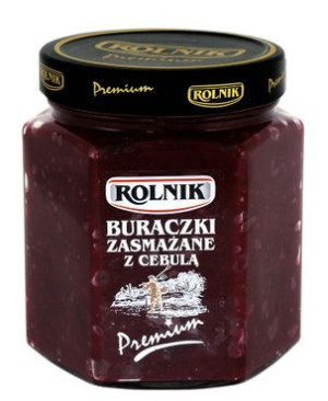 Rolnik Buraczki zasmażane z cebulą 540g