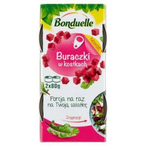 Bonduelle Buraczki w kostkach  2x80g